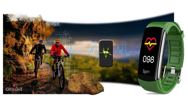 Smartband Giewont GW200-5 + Dodatkowy pasek  zielony