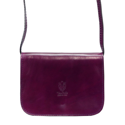 Torebka damska skórzana KEMER 43 Ciemny brąz