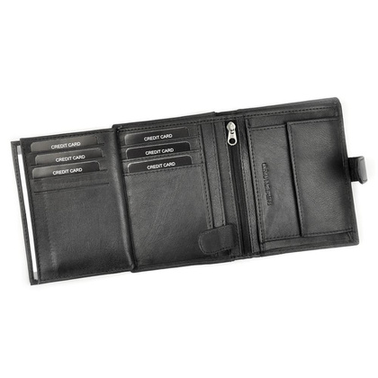 Portfel męski PELLUCCI CC 5601B Czarno Niebieski