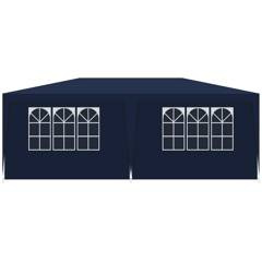 Pawilon ogrodowy namiot imprezowy 6x3m 6 ścian granatowy