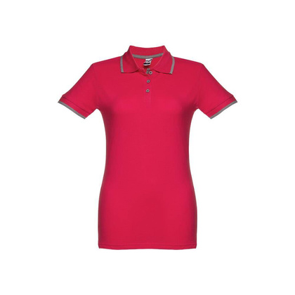 THC ROME WOMEN. Damski slim fit polo t-shirt