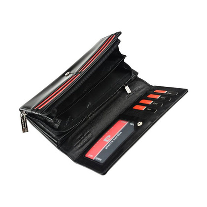 Portfel damski skórzany PIERRE CARDIN 05 LINE 106 Czerwony