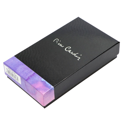 Duży skórzany portfel damski Pierre Cardin 