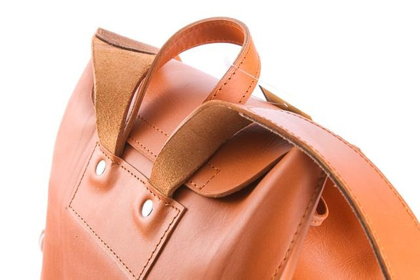 Ogromny plecak skórzany KEMER VOOC Vintage P40 Brązowy