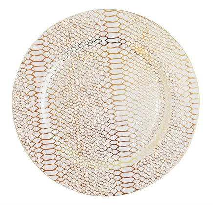 Podtalerz biało-złoty wzór skóra węża