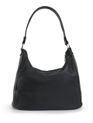 Torebka skórzana na ramię KEMER VOOC EP20 Czarna