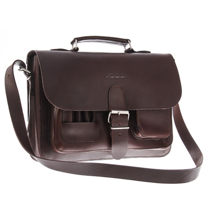 TECZKA SKÓRZANA 3W1 KEMER VOOC Vintage  P13 BRĄZOWA