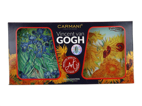 Kpl. 2 podkładek szklanych - V. van Gogh (CARMANI)