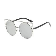 OKULARY LUSTRZANE OVER&amp;OVER - SREBRNE OK83WZ4