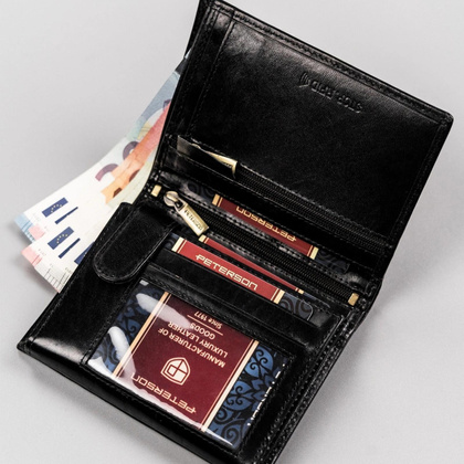 Skórzany portfel męski na karty