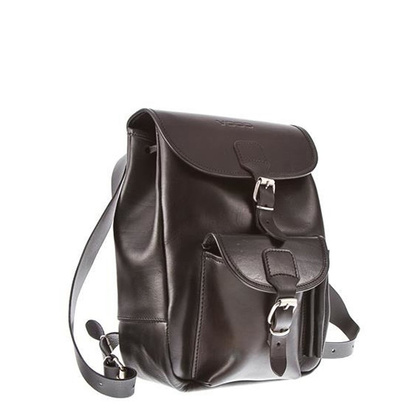 Modny plecak skórzany KEMER VOOC Vintage P1 czarny