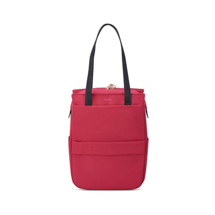 Delsey Securstyle Damska malinowa torba na laptopa 14"