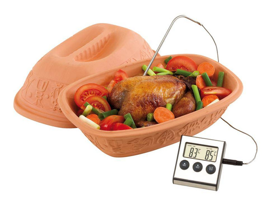 Termometr do gotowania GOURMET, srebrny, szary