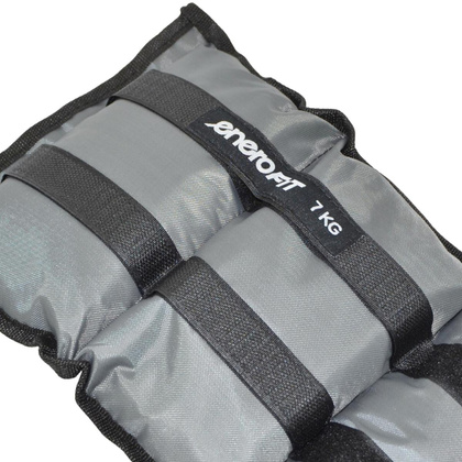 OBCIĄŻENIE NA PRZEGUBY SZARE 14KG (2x7KG) ENERO FIT