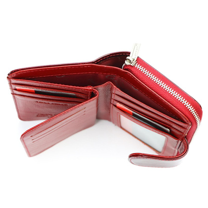 Nieduży portfel damski skórzany Pierre Cardin