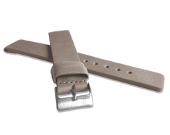 LAVVU Beżowy gładki pasek PLAIN z luksusowej skóry Top Grain - 18