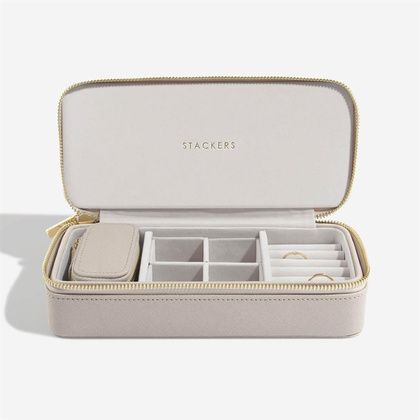 Pudełko podróżne na biżuterię Travel Large Stackers taupe