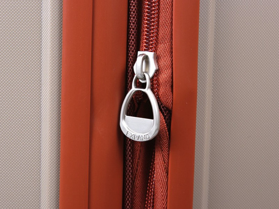 Walizka DIELLE 190 4k 76 cm duża tortora PP z poszerzeniem