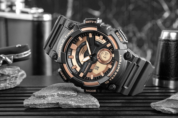Zegarek Męski CASIO Gerton AEQ-110W-1A3VDF + BOX