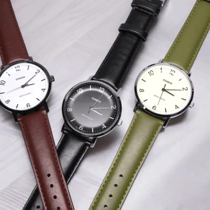 ZEGAREK MĘSKI CASIO  MTP-VT03L-1B + BOX
