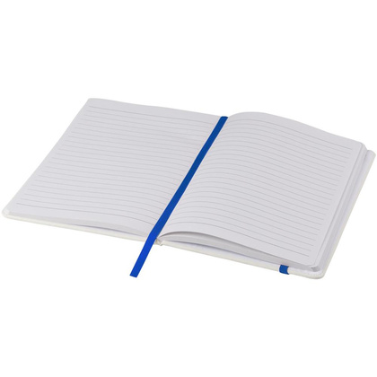 Biały notes A5 Spectrum z kolorowym paskiem