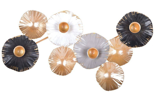 Świecznik metalowy podłużny na świece