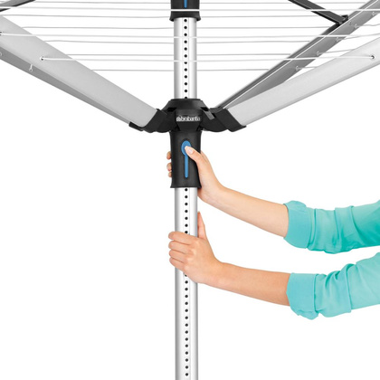 Suszarka ogrodowa Lift O Matic Advance 50m szara do betonu + pokrowiec i klamerki  100222