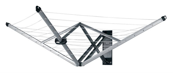 Suszarka ścienna Wallfix 24m szara 375842