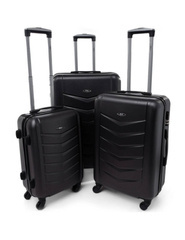 Zestaw 3 walizek KEMER RGL 520 Czarny
