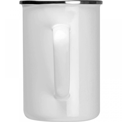 Kubek metalowy emaliowany 550 ml