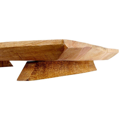 Deska drewniana / taca do serwowania na nóżkach 37x30x4 cm