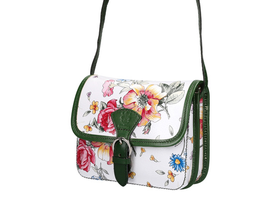 Torebka damska skórzana KEMER 112 FL Granatowy