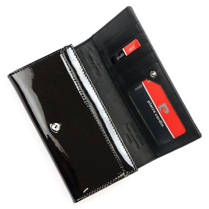 Pierre Cardin Duży skórzany portfel damski