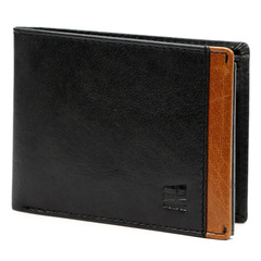 Portfel męski skórzany PELLUCCI REIN N992 czarny