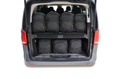 MERCEDES-BENZ KLASA V EXTRA LONG 2014+ TORBY DO BAGAŻNIKA 7 SZT KJUST