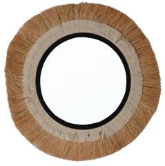 Lustro okrągłe boho