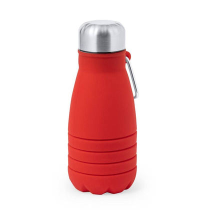 Składana butelka sportowa 550 ml z karabińczykiem