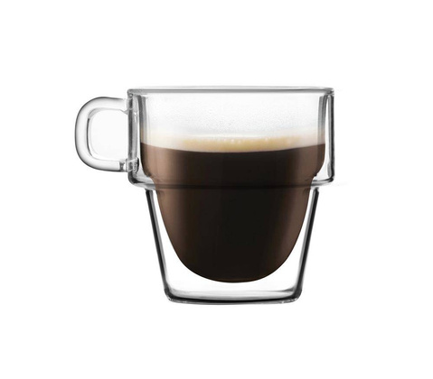 Komplet 6 szklanek do espresso z podwójną ścianką 150ml Senso 27435