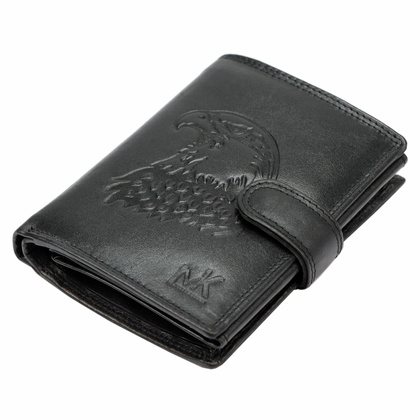 Portfel męski skórzany TCC 5601B-5 RFID Czarny