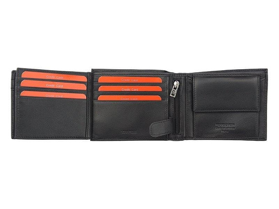Portfel męski skórzany PIERRE CARDIN TILAK09 325 Czarny