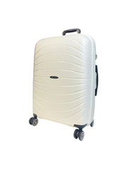 LYS Paris Salvador Duża twarda biała walizka na kółkach 76 cm