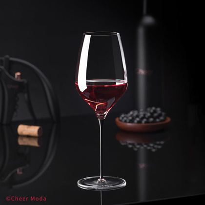 Kieliszek do wina Lava Premium czarno-brązowy