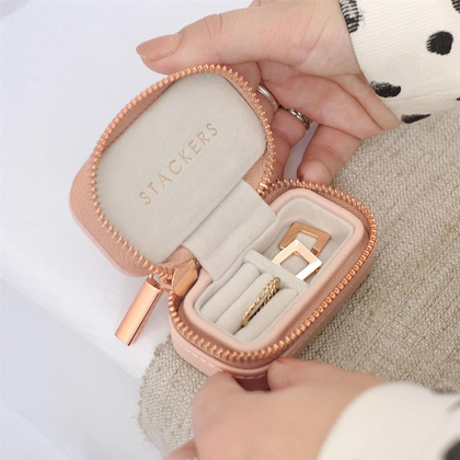 Pudełko podróżne na biżuterię Travel Mini Stackers blush pink