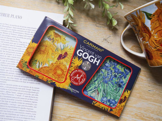 Kpl. 2 podkładek szklanych - V. van Gogh (CARMANI)