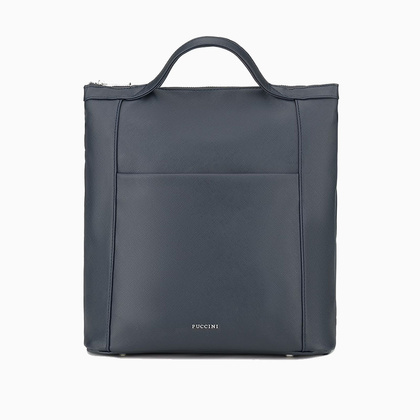 Torebka damska z funkcją plecaka PUCCINI FASHION BK2241218P 7A Granatowa