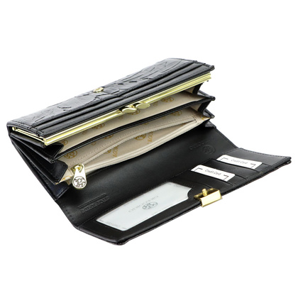 Portfel damski skórzany PELLUCCI HL-100 	Czerwony