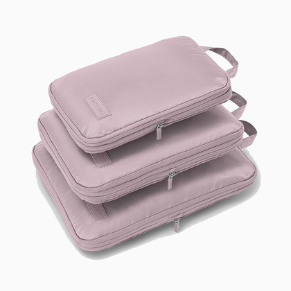 Zestaw kompresyjnych ogranizerów podróżnych PUCCINI ZOK 3A Różowe