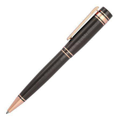 Długopis Bold Stripe Gun &amp; Rosegold