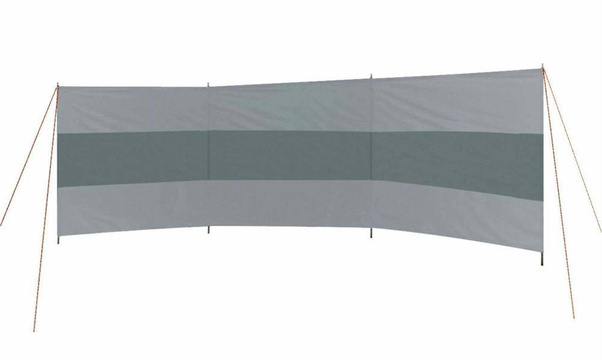 Parawan Bo Camp 5 x 1,4m 3-częściowy z oknem 