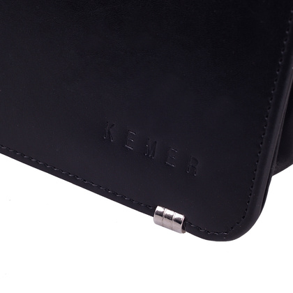 Teczka skórzana KEMER B 391/DW Czarna